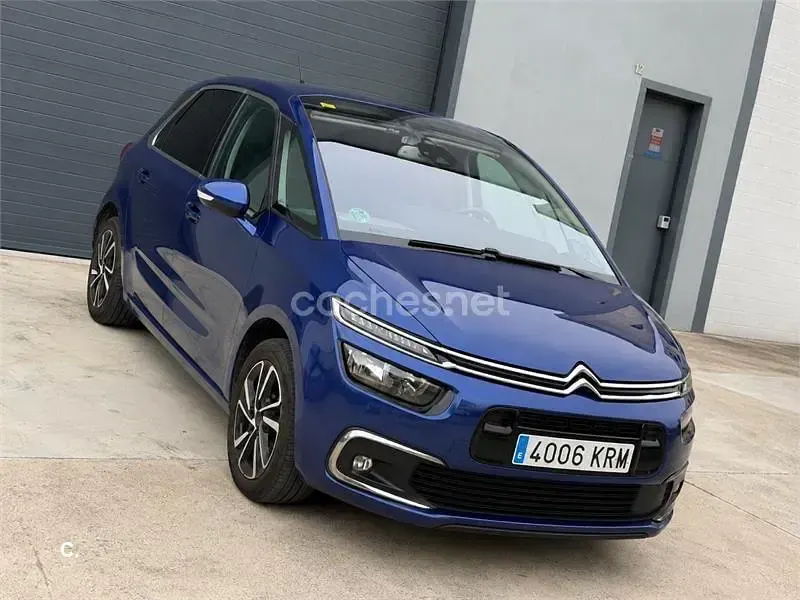 Usado Citroën C4 SpaceTourer Feel 120 CV (88 kW) 2018 Azul Monovolumen