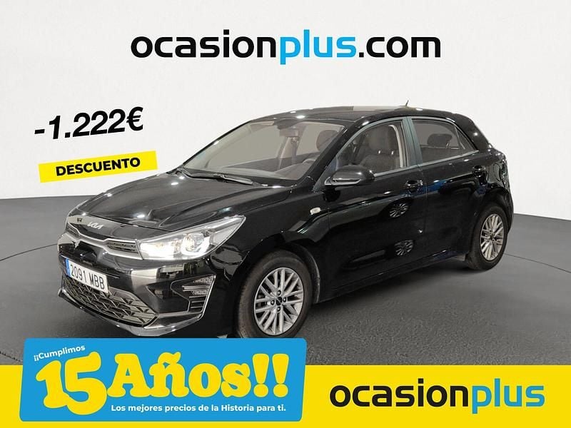 Negro Usado 2022 Kia Rio Berlina | 13.450 € (Precio justo) - Imagen 1/4