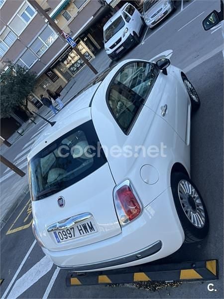 Usado Fiat 500 Lounge 69 CV (50 kW) 2014 Blanco Berlina