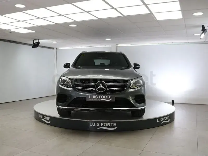 Usado Mercedes GLC250 AMG line 204 CV (150 kW) 2016 Gris / plata SUV