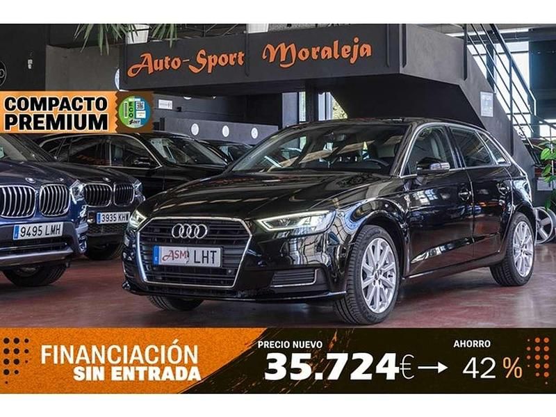 Usado Audi A3 Sportback g-tron Design 131 CV (96 kW) 2020 Negro Utilitario