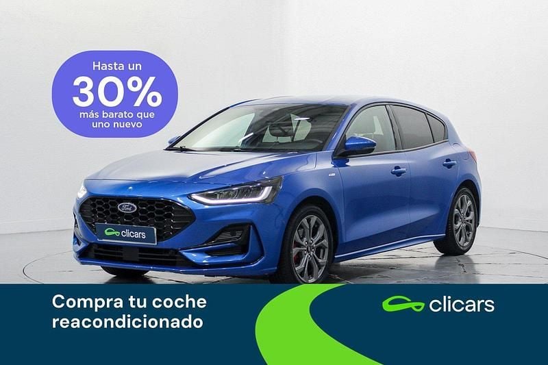 Azul Usado 2023 Ford Focus ST-Line Berlina | 16.490 € (Super precio) - Imagen 1/4