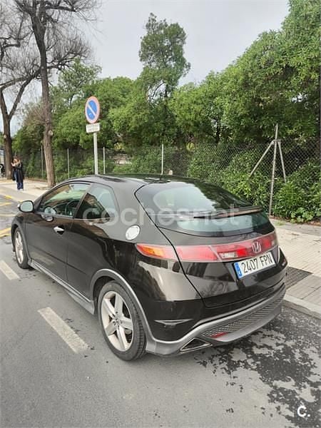 Usado Honda Civic Type S 140 CV (102 kW) 2007 Marrón Berlina