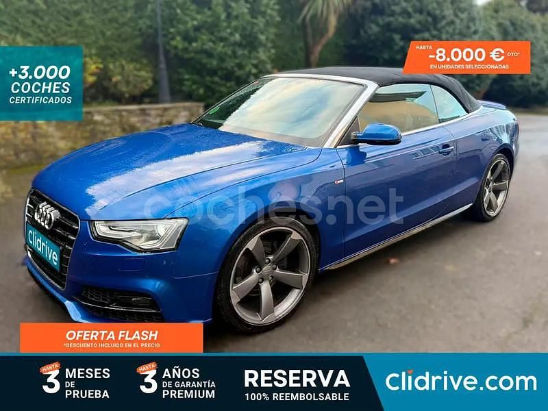 Azul Usado 2016 Audi A5 Cabriolet Premium Descapotable | 20.590 € (Precio justo) - Imagen 1/3