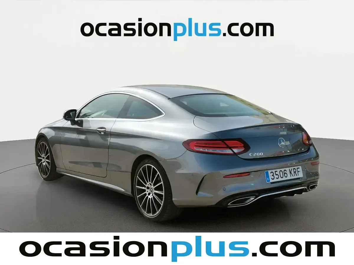 Usado Mercedes C200 184 CV (135 kW) 2018 Gris Coupe