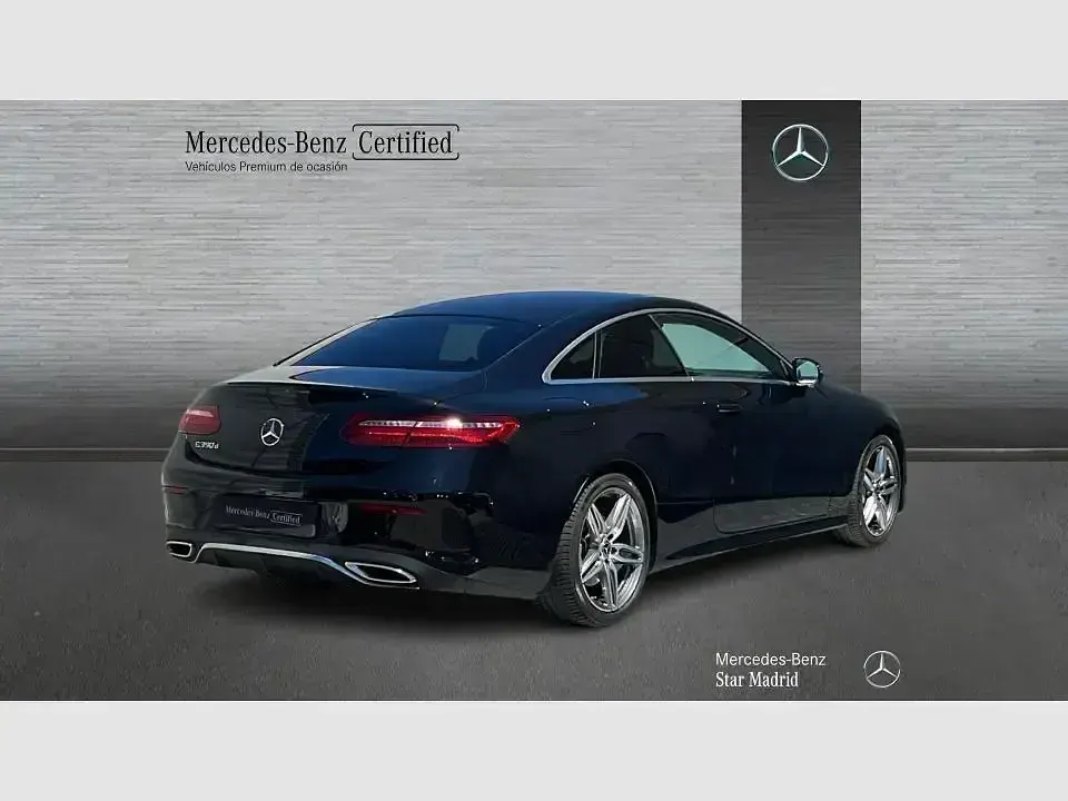 Usado Mercedes E350 AMG line 286 CV (210 kW) 2020 Negro Coupe