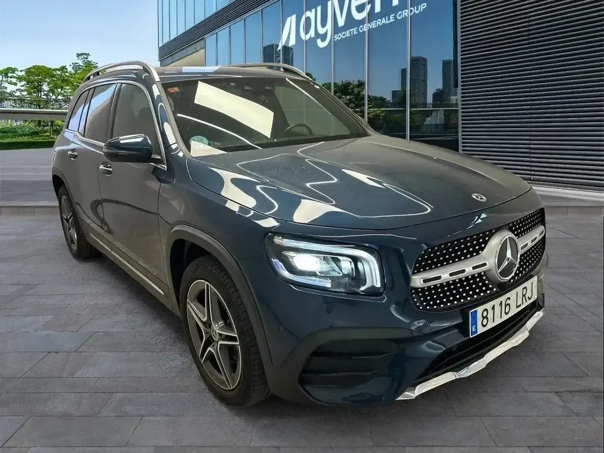 Usado Mercedes GLB200 150 CV (110 kW) 2021 Azul SUV