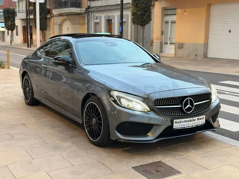 Käytetty Mercedes C250 204 HP (150 kW) 2017 Harmaa Coupe - kaksiovinen