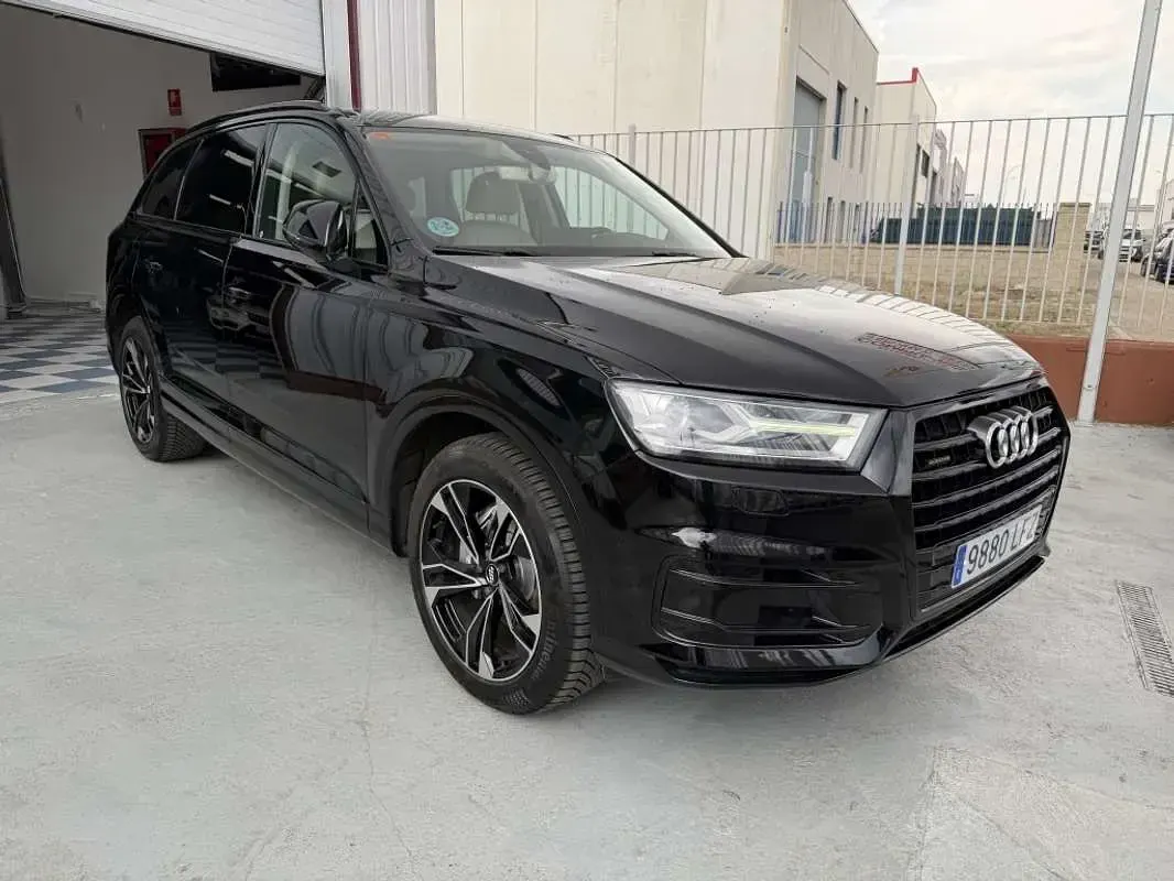 Usado Audi Q7 S-Line 272 CV (200 kW) 2016 Negro SUV