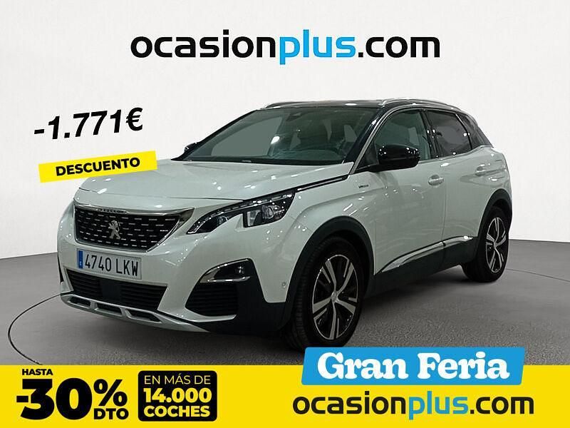 Blanco Usado 2020 Peugeot 3008 GT-line SUV | 19.190 € (Precio justo) - Imagen 1/4