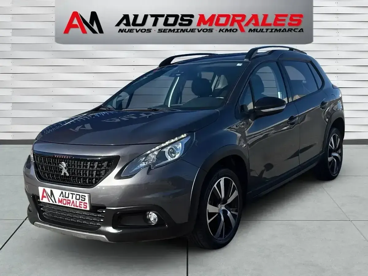 Usado Peugeot 2008 GT-line 110 CV (80 kW) 2017 Gris SUV
