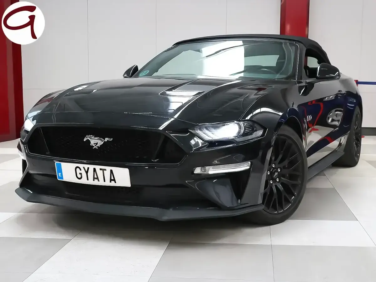 Usado Ford Mustang GT Convertible 450 CV (330 kW) 2022 Negro Descapotable