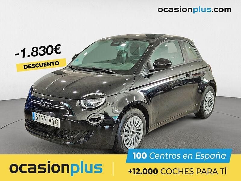 Negro Usado 2022 Fiat 500e Icon Utilitario | 12.490 € (Buen precio) - Imagen 1/4