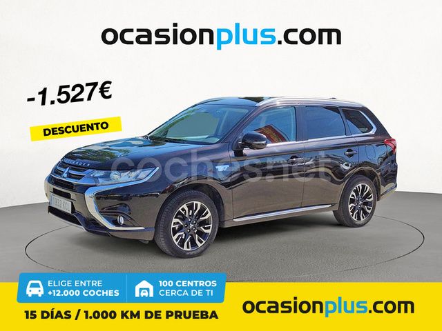 Negro Usado 2017 Mitsubishi Outlander P-HEV SUV | 15.900 € (Precio justo) - Imagen 1/4