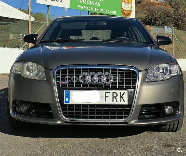 Usado Audi A4 S-Line 140 CV (102 kW) 2007 Gris / plata Berlina
