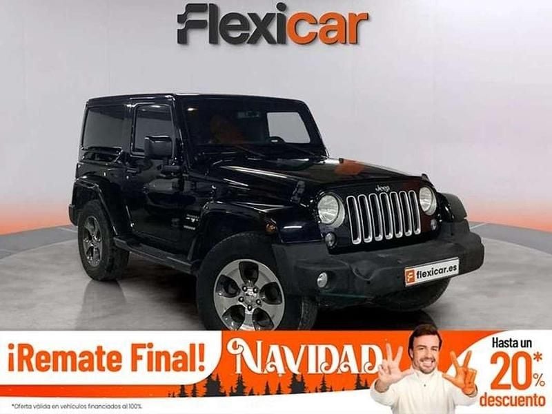 Negro Usado 2017 Jeep Wrangler Sahara SUV | 34.490 € (Precio justo) - Imagen 1/4