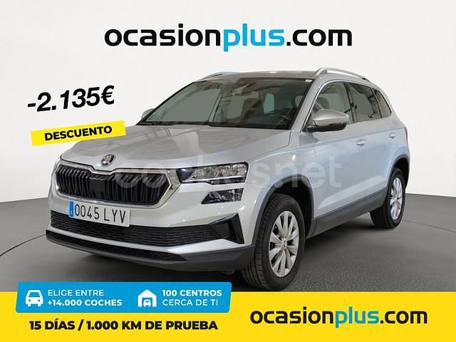 Gris / plata Usado 2022 Skoda Karoq Ambition SUV | 23.490 € (Precio justo) - Imagen 1/4