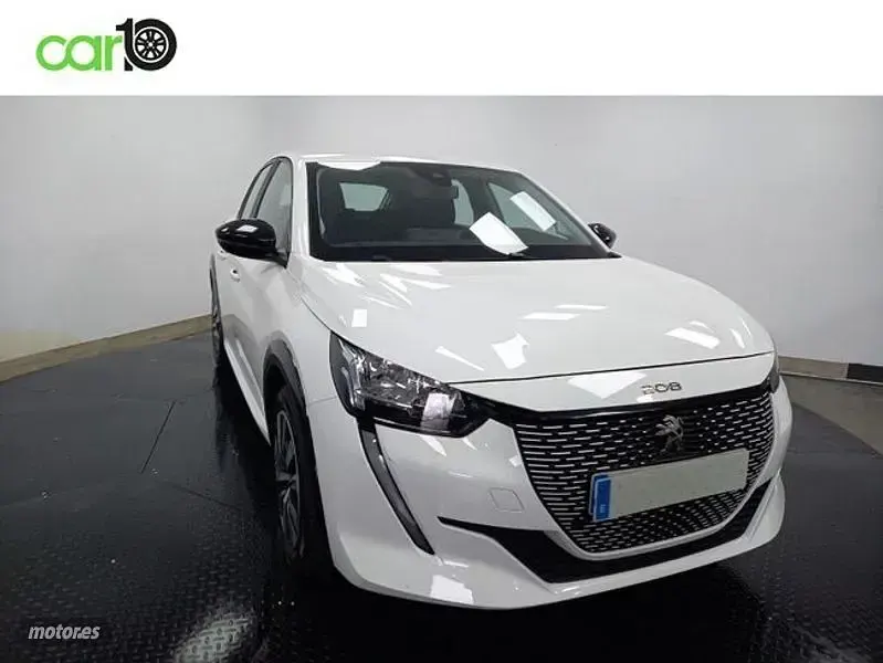 Usado Peugeot e-208 Active 100 kW (136 CV) 2022 Blanco Utilitario