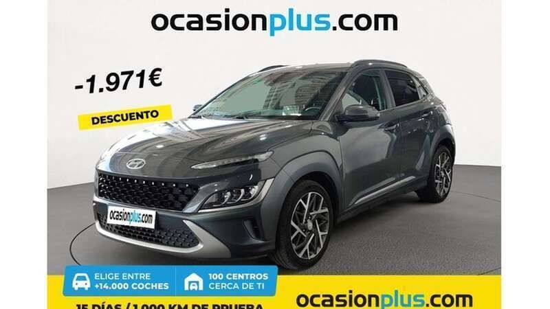 Gris Usado 2023 Hyundai Kona SUV | 19.719 € (Precio justo) - Imagen 1/4