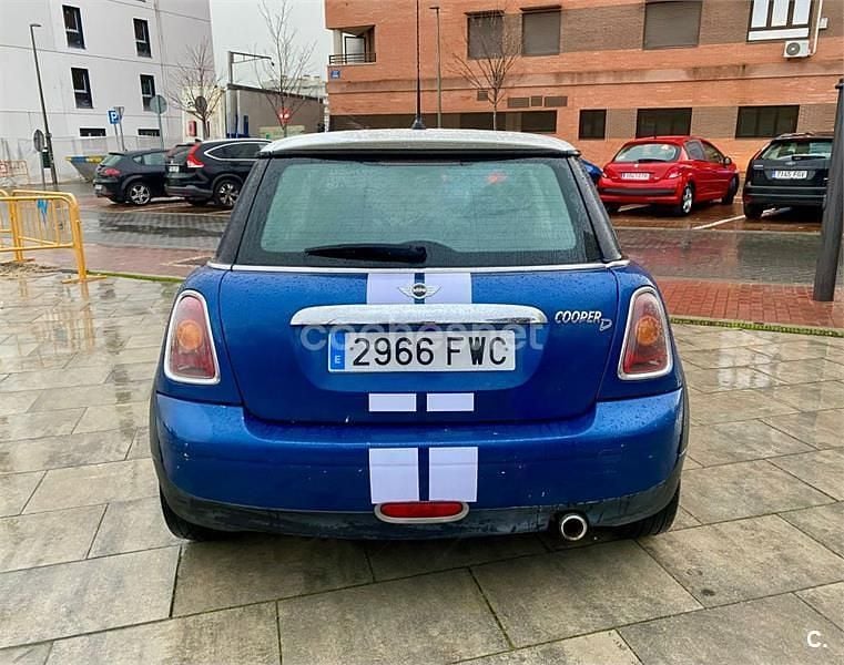 Usado Mini Cooper D 110 CV (80 kW) 2007 Azul Utilitario