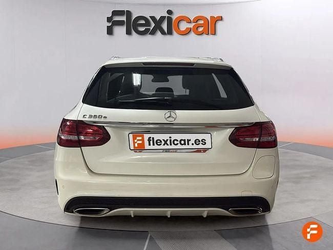 Usado Mercedes C350e 279 CV (205 kW) 2018 Blanco Familiar