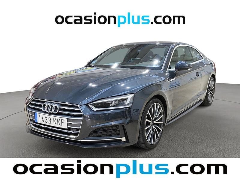 Gris Usado 2018 Audi A5 S-Line Coupe | 23.900 € (Precio justo) - Imagen 1/4