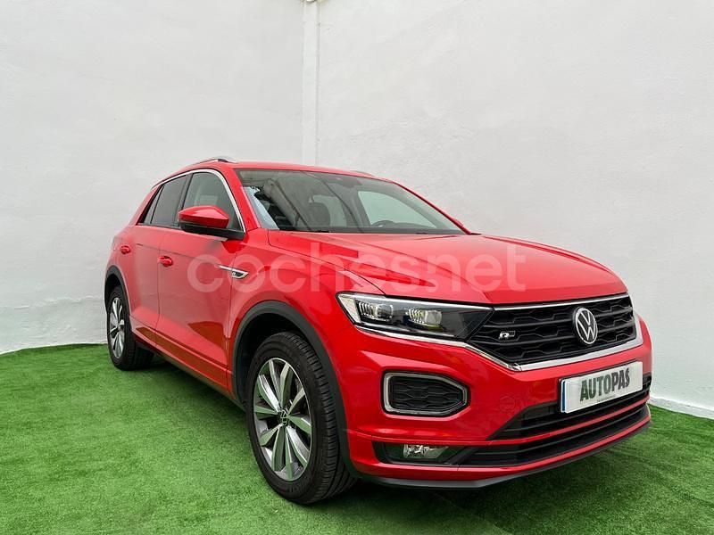 Rojo Usado 2022 VW T-Roc SUV | 23.490 € (Precio justo) - Imagen 1/4