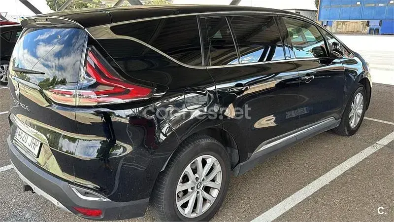 Usado Renault Espace Zen 160 CV (117 kW) 2015 Negro Monovolumen