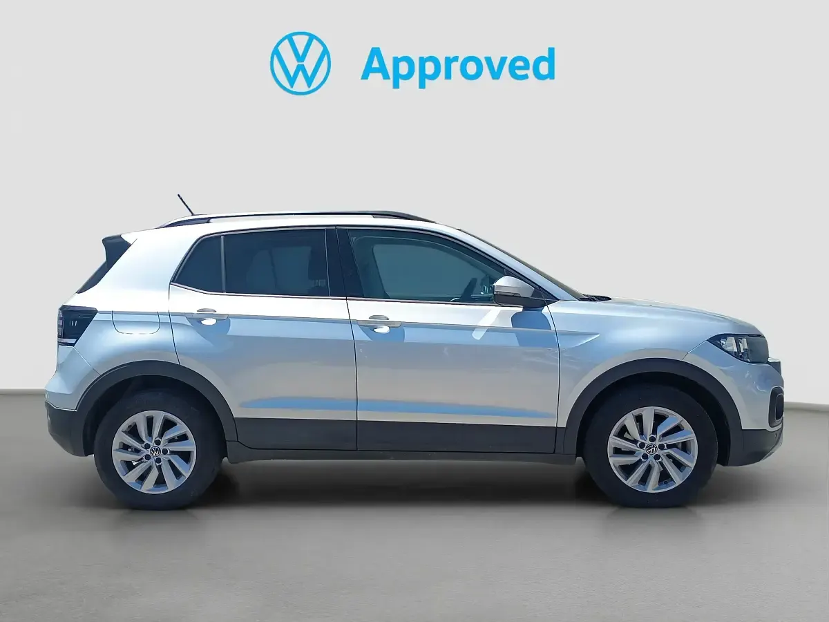 Usado VW T-Cross Advance 110 CV (80 kW) 2022 Gris SUV