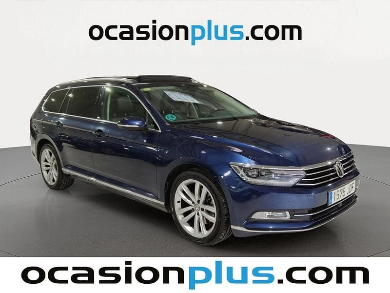 Usado VW Passat Sportline 150 CV (110 kW) 2015 Azul Familiar