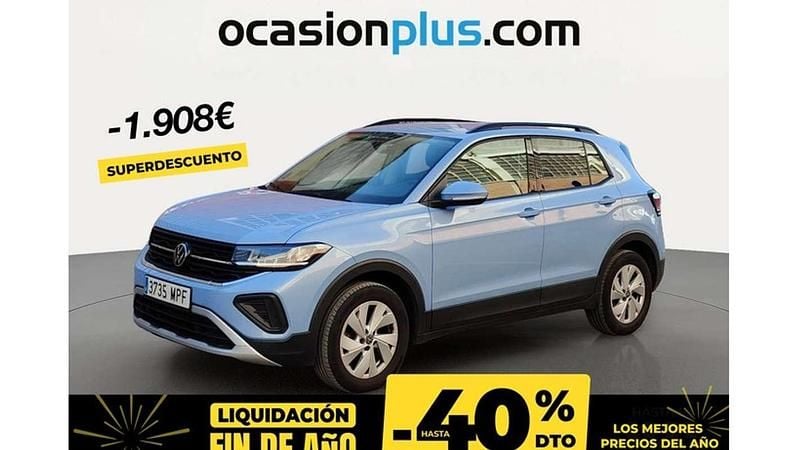 Azul Usado 2024 VW T-Cross Life SUV | 18.091 € (Buen precio) - Imagen 1/4