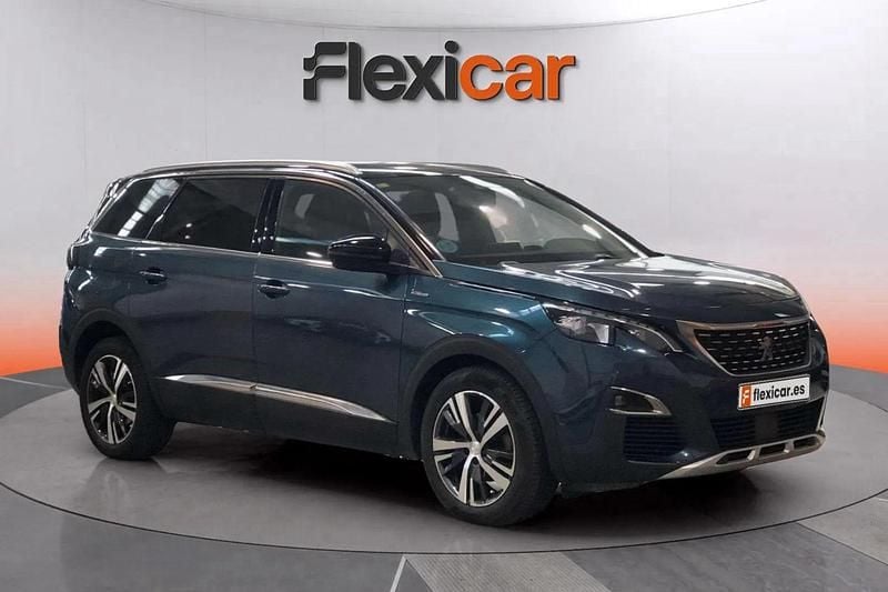 Verde Usado 2018 Peugeot 5008 GT-line Monovolumen | 16.990 € (Buen precio) - Imagen 1/4