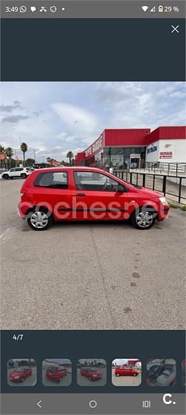 Usado Hyundai Getz 63 CV (46 kW) 2003 Rojo Utilitario