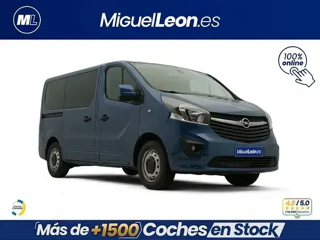Usado Opel Vivaro 116 CV (85 kW) 2017 Azul Monovolumen