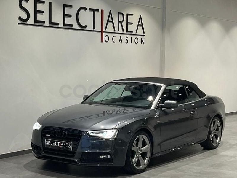 Usado Audi A5 Cabriolet S-Line 190 CV (139 kW) 2015 Gris / plata Descapotable