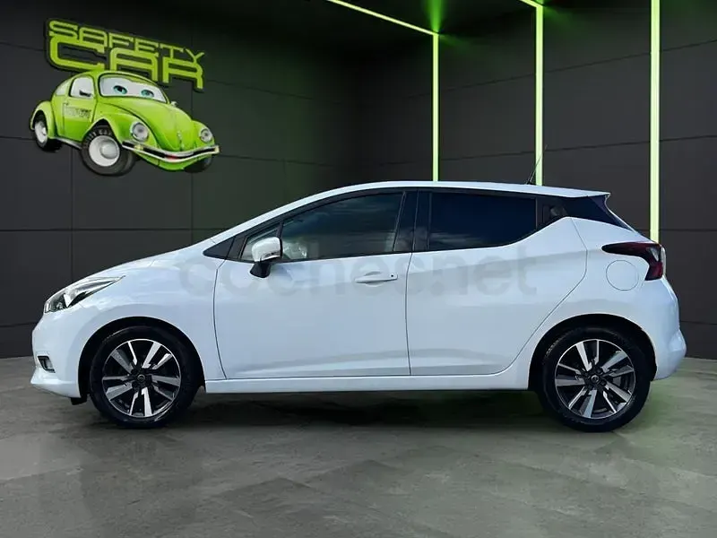 Usado Nissan Micra Acenta 90 CV (66 kW) 2018 Blanco Utilitario