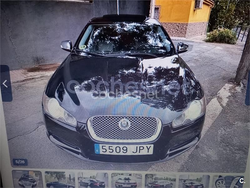 Usado Jaguar XF Luxury 207 CV (152 kW) 2010 Negro Berlina