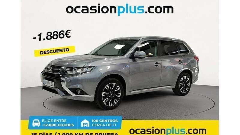 Gris Usado 2017 Mitsubishi Outlander P-HEV SUV | 18.864 € (Buen precio) - Imagen 1/4