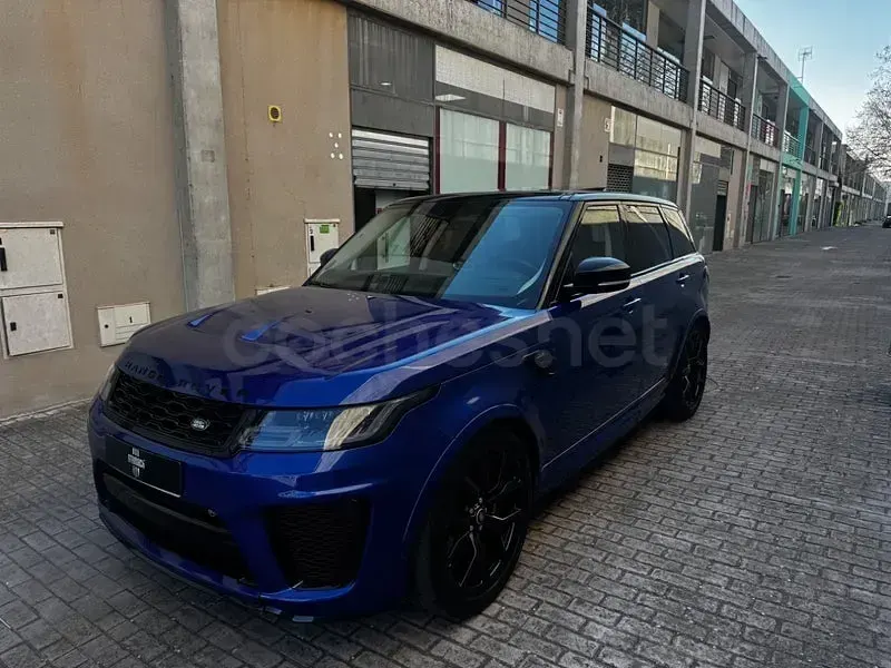 Usado Land Rover Range Rover Sport SVR 575 CV (422 kW) 2021 Azul SUV