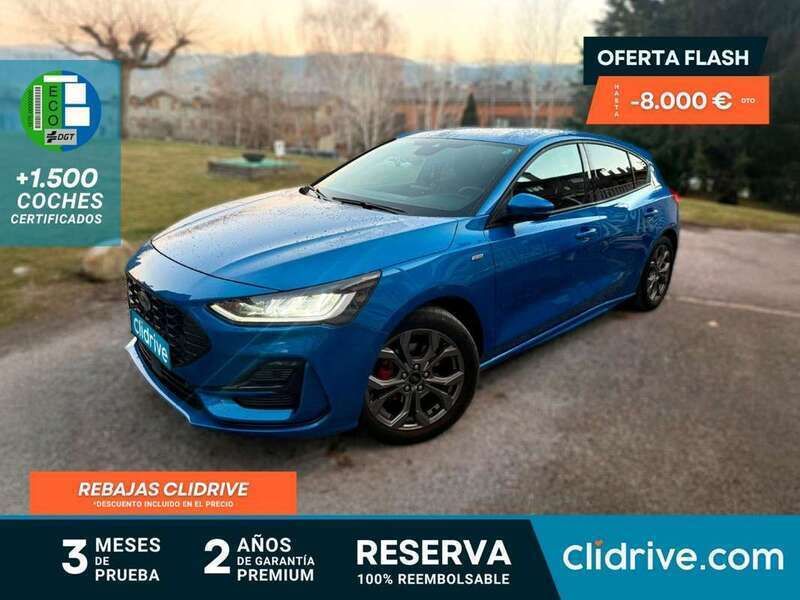Azul Usado 2022 Ford Focus ST-Line Utilitario | 16.790 € (Super precio) - Imagen 1/3