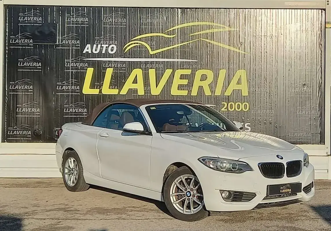 Usado BMW 218 136 CV (100 kW) 2015 Blanco Descapotable
