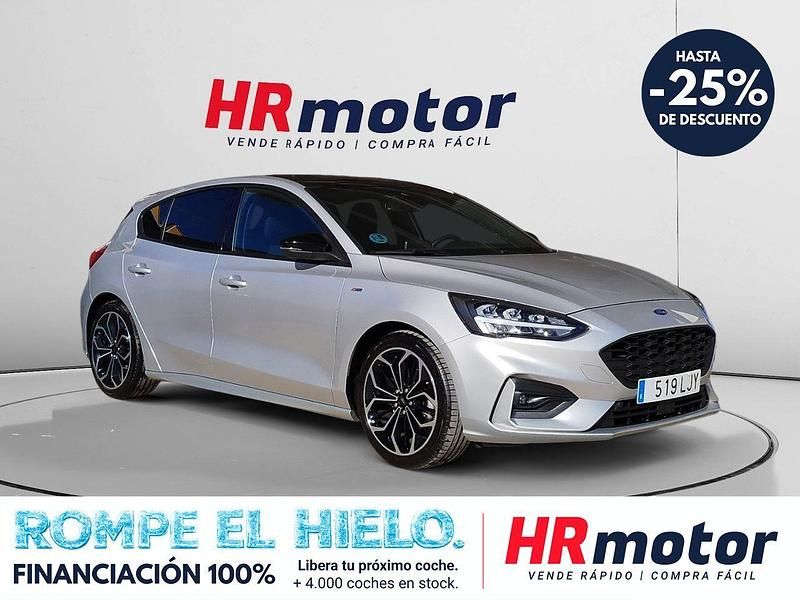 Usado Ford Focus ST-Line 125 CV (91 kW) 2020 Gris / plata Berlina