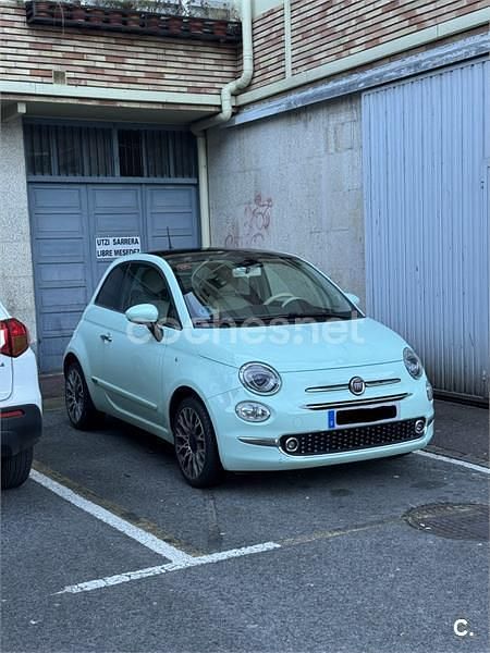 Usado Fiat 500 Lounge 69 CV (50 kW) 2017 Verde Berlina