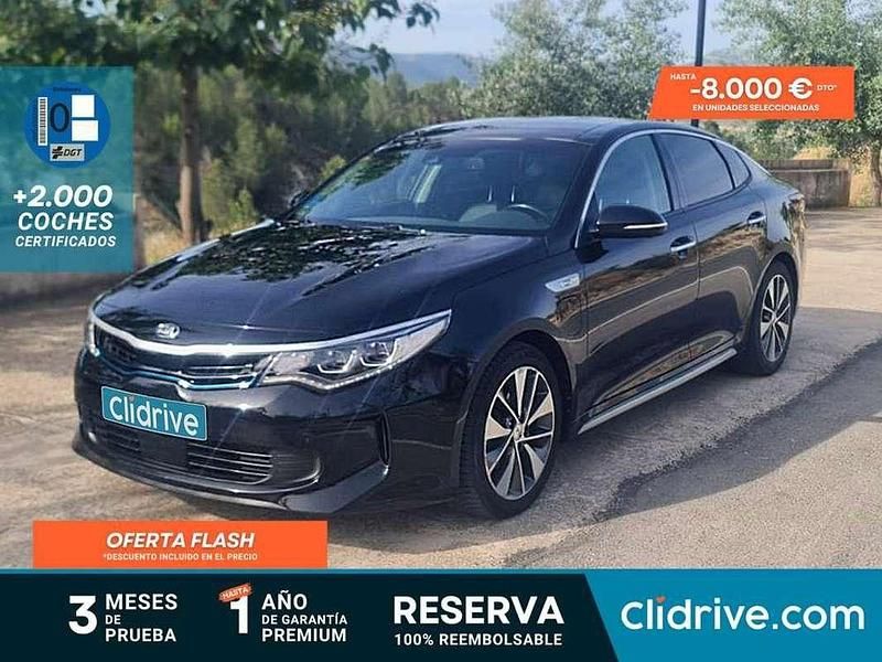 Negro Usado 2016 Kia Optima Hybrid 2 Berlina | 13.890 € - Imagen 1/3