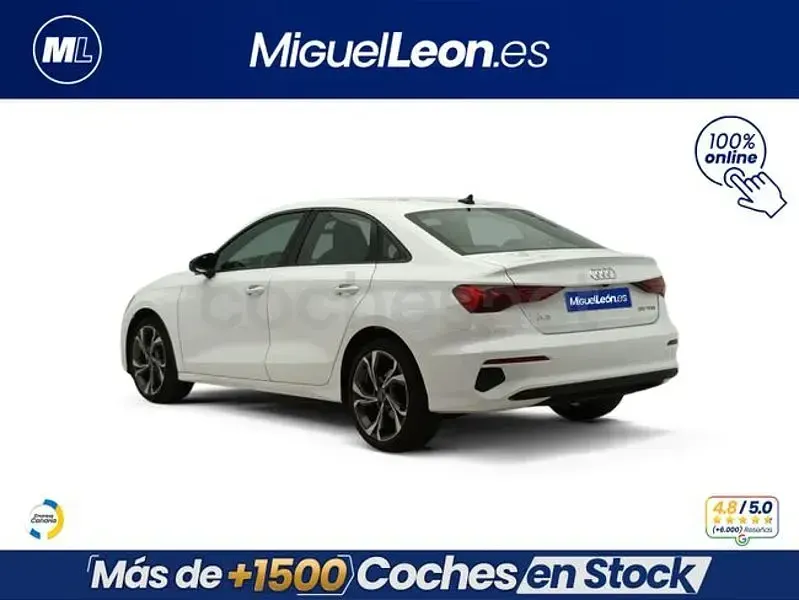 Usado Audi A3 Advanced Plus 150 CV (110 kW) 2021 Blanco Berlina