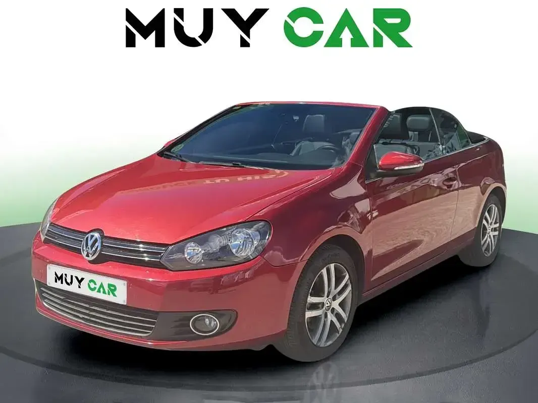 Usado VW Golf Cabriolet 105 CV (77 kW) 2013 Rojo Descapotable