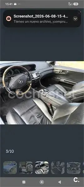 Usado Mercedes CL500 435 CV (319 kW) 2011 Gris / plata Coupe