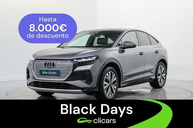 Gris Usado 2022 Audi Q4 Sportback e-tron Advanced Plus SUV | 36.890 € (Precio justo) - Imagen 1/4