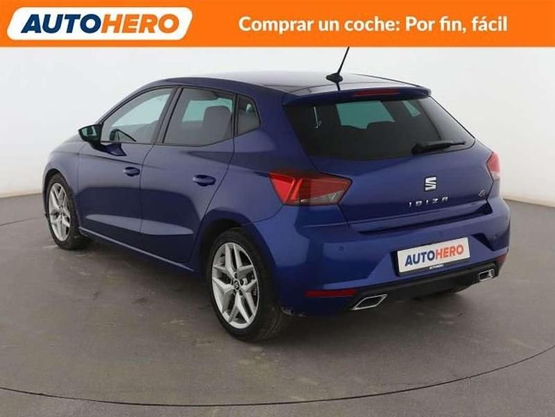 Usado Seat Ibiza FR 116 CV (85 kW) 2020 Azul Berlina