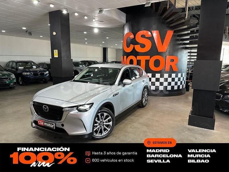 Gris / plata Usado 2023 Mazda CX-60 Exclusive-Line SUV | 31.650 € (Buen precio) - Imagen 1/4